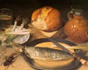 Still Life with Stag Beetle - 格奥尔·弗莱格尔